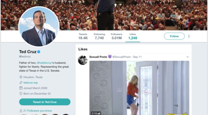 Su Twitter, alla scoperta del porno che gira sui social media