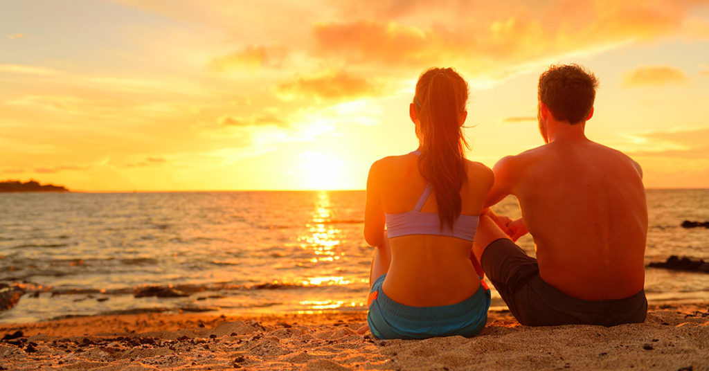 quando arriva il tramonto è il momento di sfoggiare il tuo romanticismo e rimorchiare