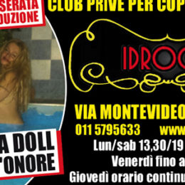 Pornostar Torino: all’Idroclub Privè arriva Rossana Doll