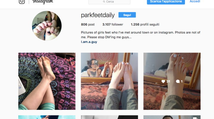 Foot fetish: alla scoperta di chi ci fa i soldi su Instagram